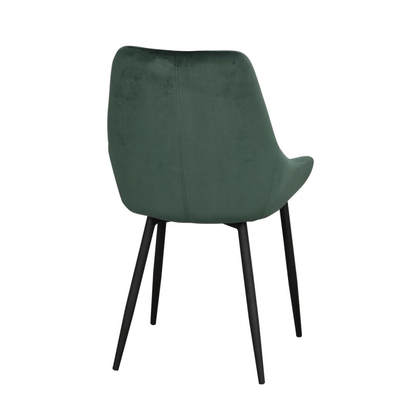 RO Sier Dining Chair Green Velvet